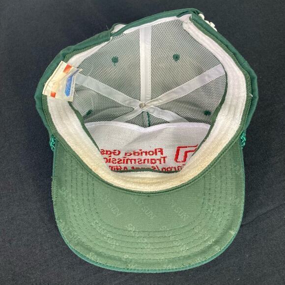 Vintage Florida Gas Transmission Trucker‎ Snapback Hat Cap Mens Green - Picture 3 of 10